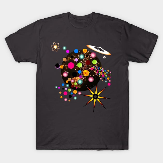 Amazing universe art design. T-Shirt by Dilhani